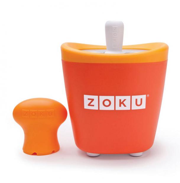Набор для приготовления мороженого Zoku Single Quick Pop Maker оранжевый ZK110-OR