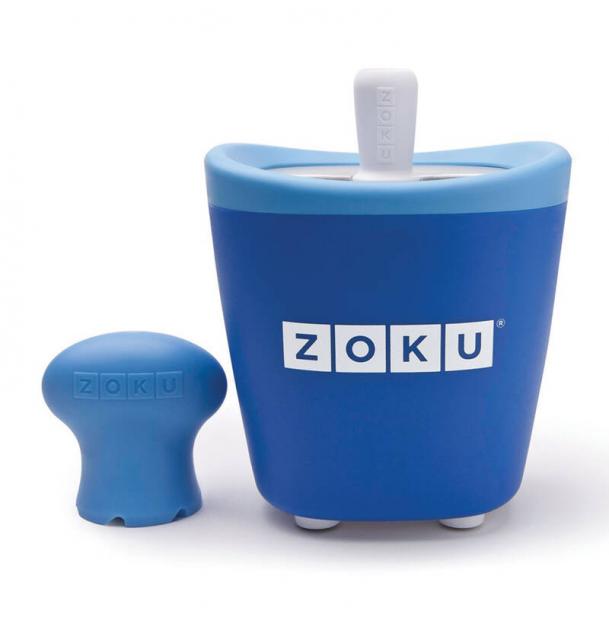 Набор для приготовления мороженого Zoku Single Quick Pop Maker синий ZK110-BL