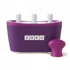 Набор для приготовления мороженого Zoku Triple Quick Pop Maker фиолетовый