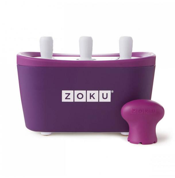 Набор для приготовления мороженого Zoku Triple Quick Pop Maker фиолетовый ZK101-PU