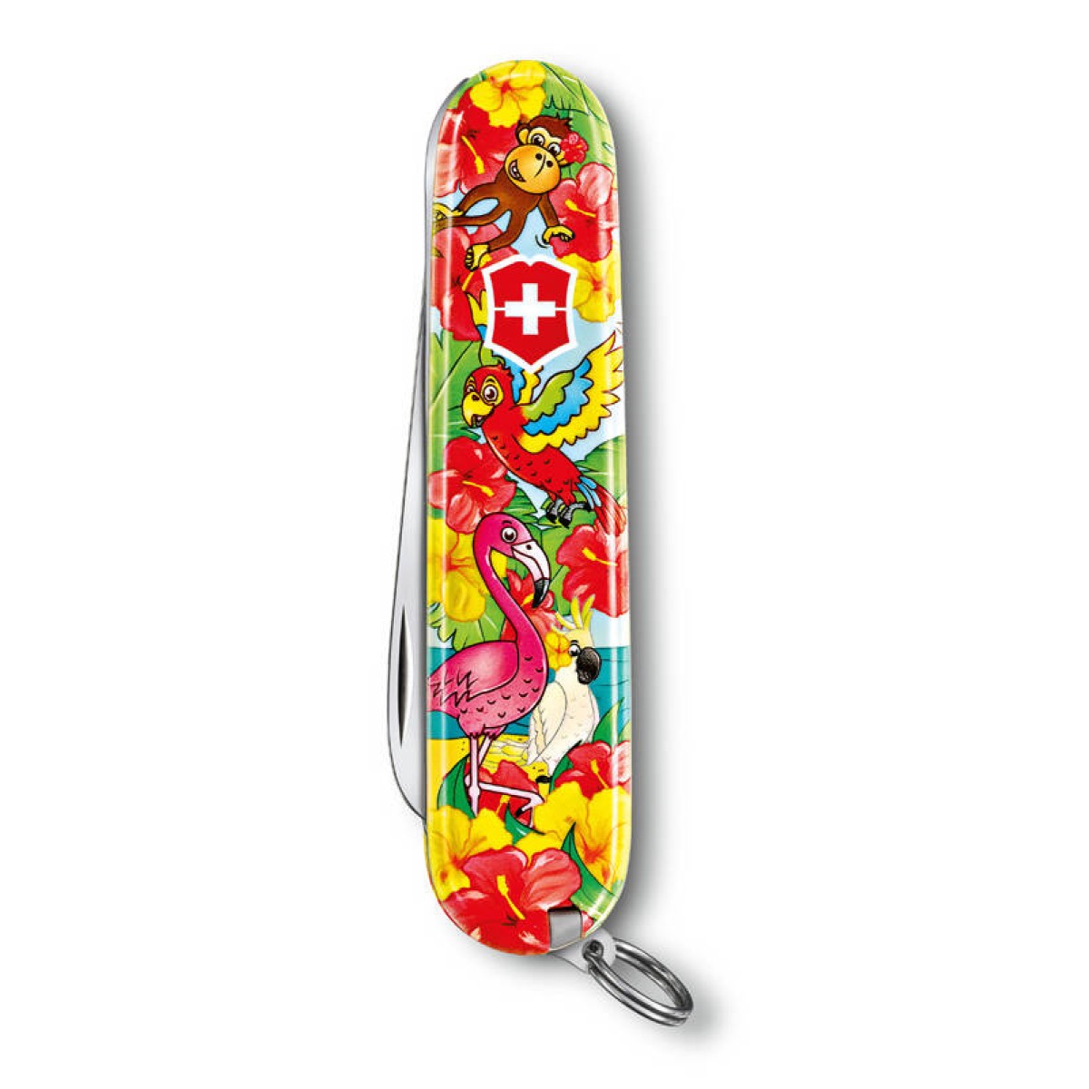 Набор для детей Victorinox "Попугай": перочинный нож 84 мм, шнурок на шею, книга-раскраска 3
