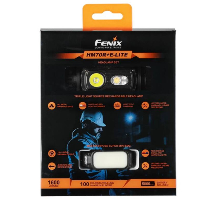 Набор Fenix HM70R + E-LITE HM70RE-LITE