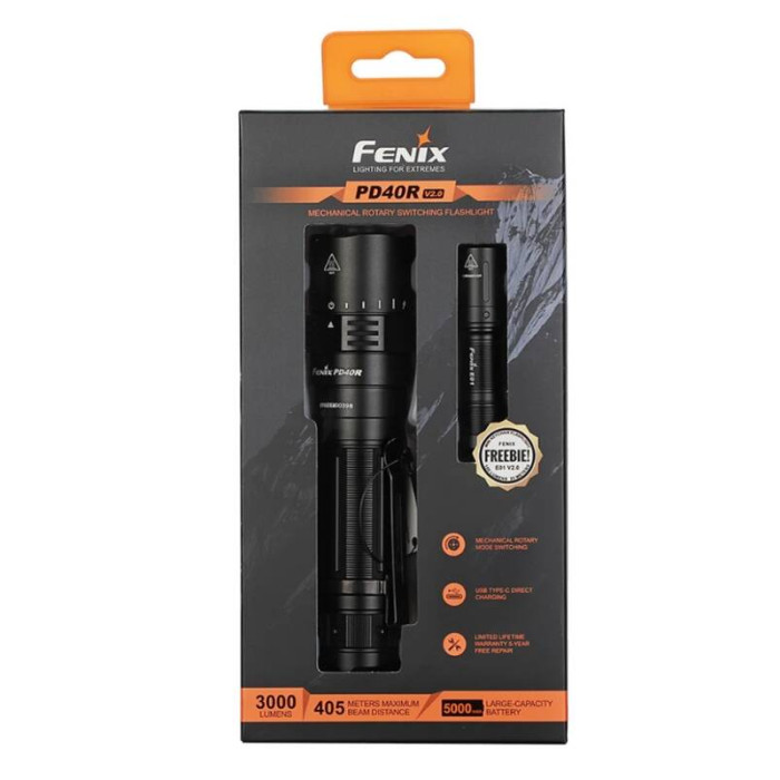 Набор Fenix PD40R V2.0 + E01 V2.0 PD40RV20E01V20