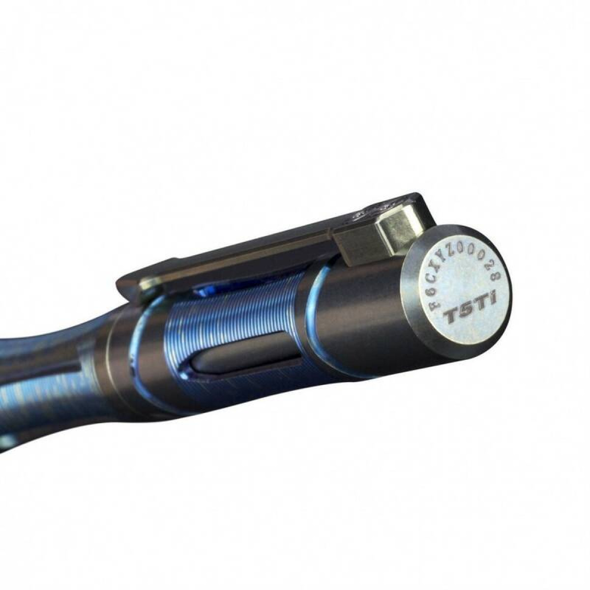 Набор Fenix ручка T5Ti + фонарь F15 синий 2