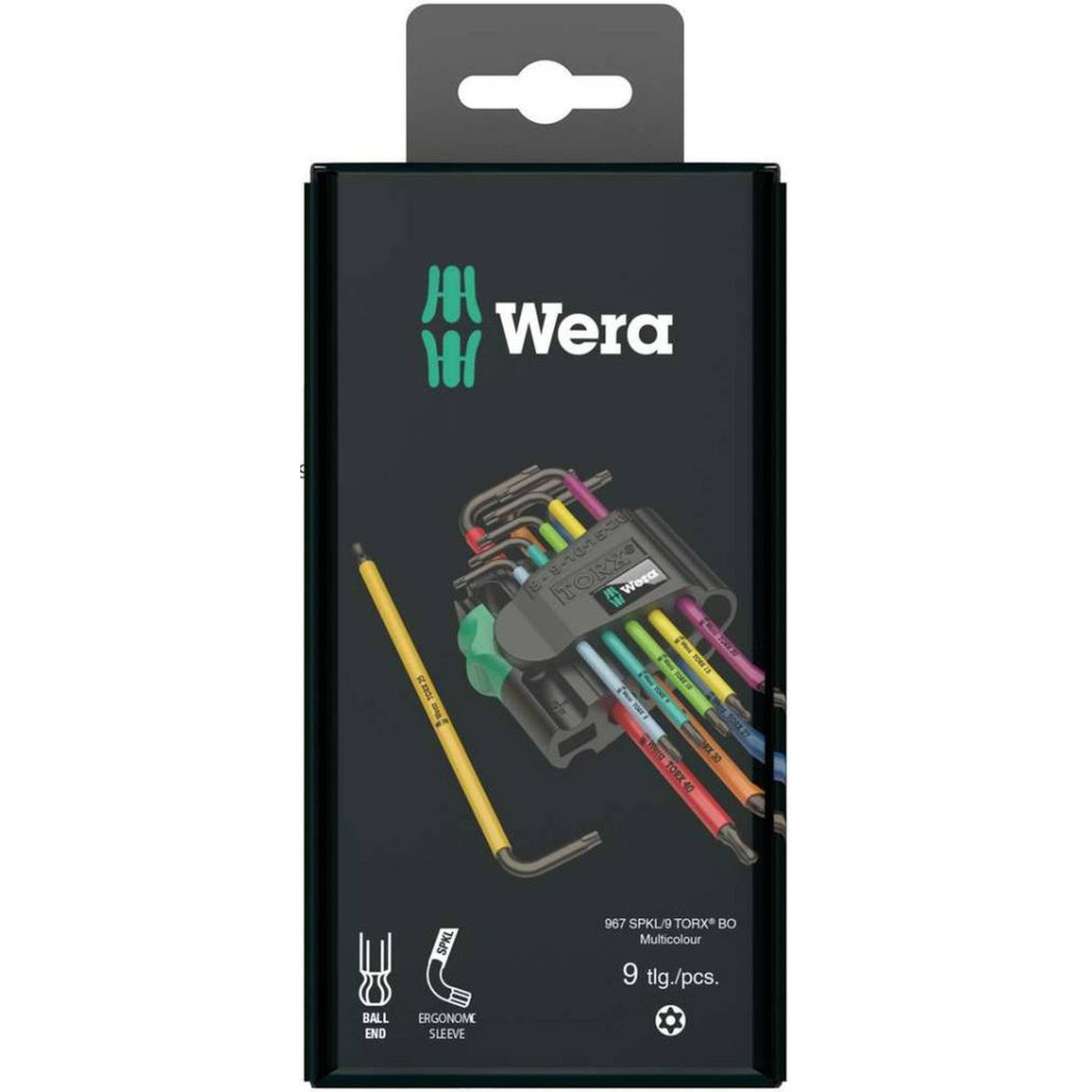 Набор Г-образных ключей Wera WE-073599, 9 предметов 4