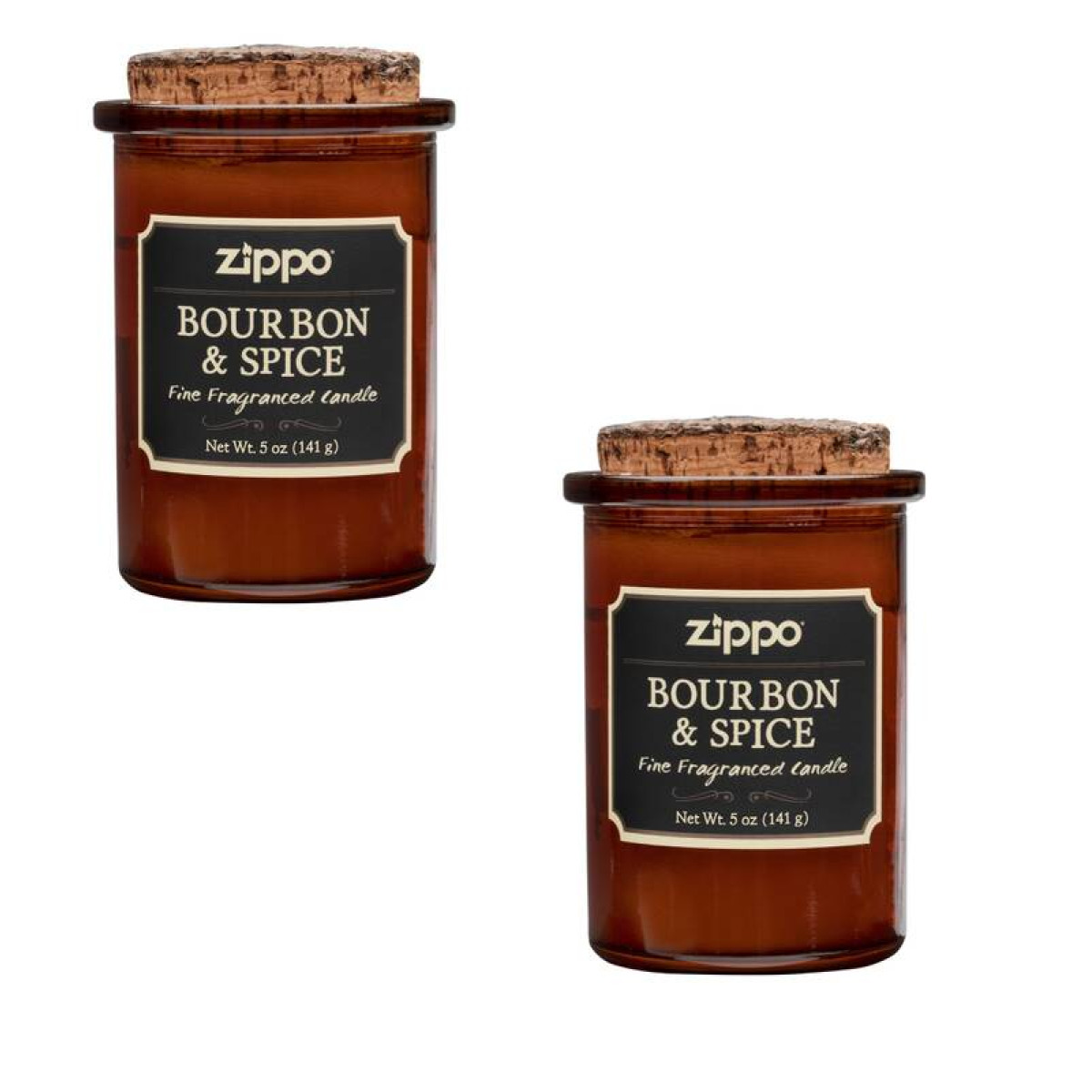 Набор из 2 ароматизированных свеч Zippo Bourbon & Spice 70017-2 1