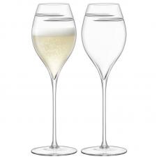 Набор из 2 бокалов для шампанского LSA International Signature Verso Tulip 370 мл