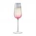 Набор из 2 бокалов-флейт для шампанского LSA International Dusk 250 мл розовый-серый G1332-09-152