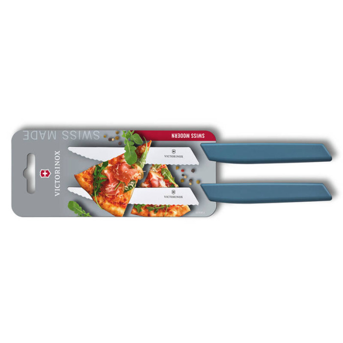 Набор из 2 ножей для стейка и пиццы Swiss Modern VICTORINOX 6.9006.12W2B