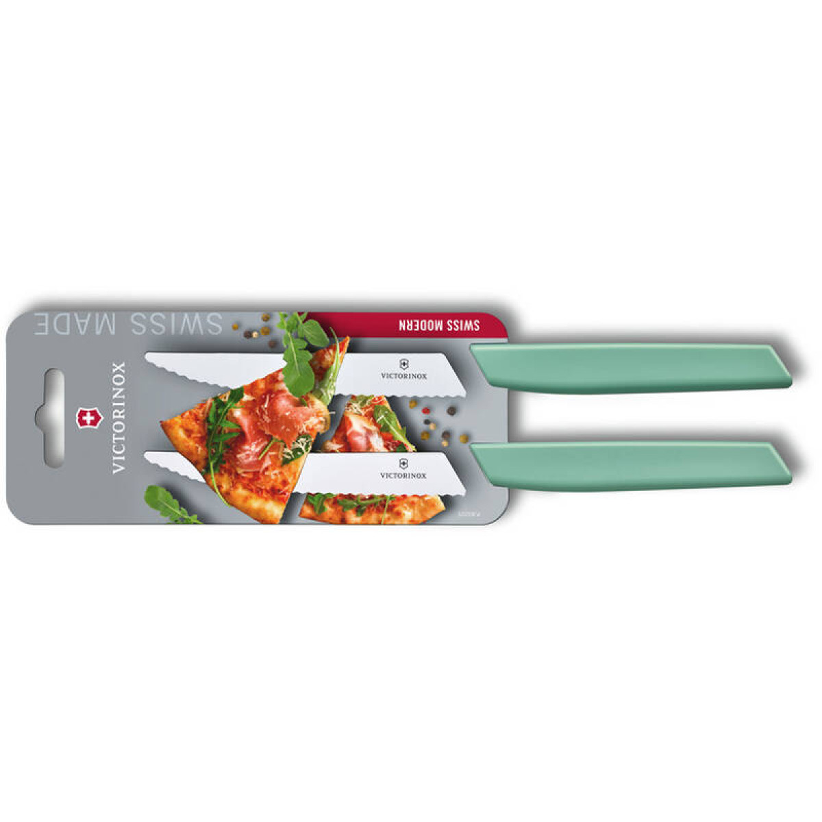 Набор из 2 ножей для стейка и пиццы Swiss Modern VICTORINOX 6.9006.12W41B 1