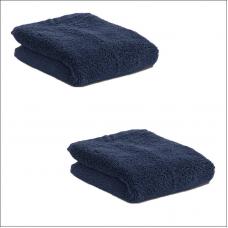 Набор из 2-ух полотенец  для лица Tkano Essentia темно-синие