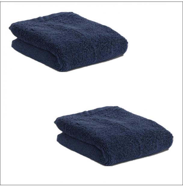 Набор из 2-ух полотенец  для лица Tkano Essentia темно-синие TK19-FT0002-n