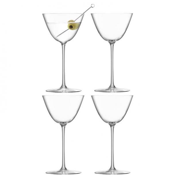 Набор из 4 бокалов для мартини LSA International Borough 195 мл G1619-07-301