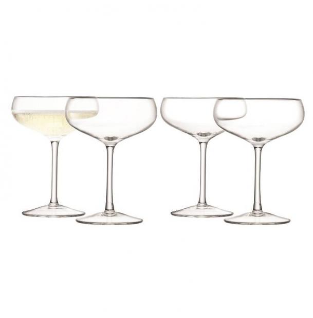 Набор из 4 бокалов для шампанского LSA International Wine 215 мл G1154-08-301