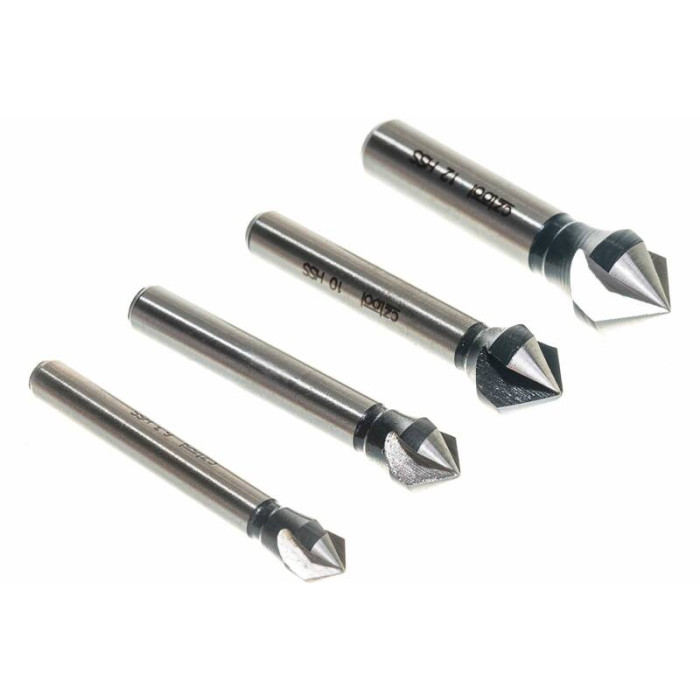 Набор из 4-х зенкеров Bucovice Tools 741801