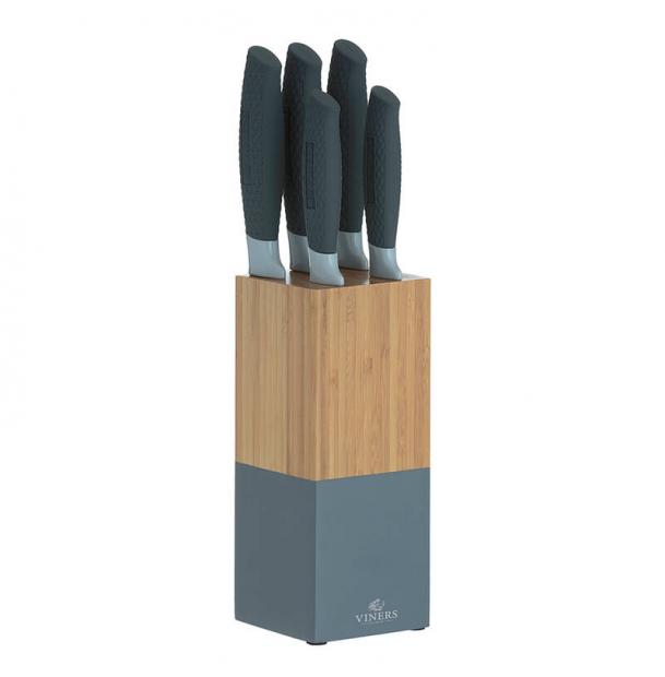 Набор из 5 ножей и подставки Viners Horizon серый v_0305.194