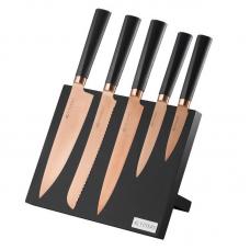Набор из 5 ножей и подставки Viners Titan Copper