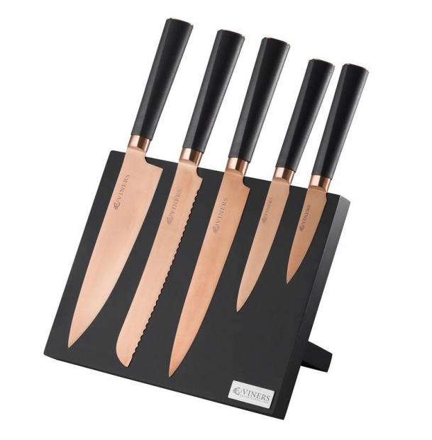 Набор из 5 ножей и подставки Viners Titan Copper v_0305.141