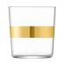 Набор из 8 стаканов с золотым декором LSA International Deco 390 мл G1337-13-216