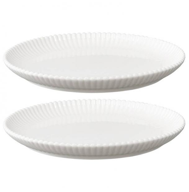 Набор из двух тарелок белого цвета Tkano Kitchen Spirit 26 см TK22-TW_PL0004