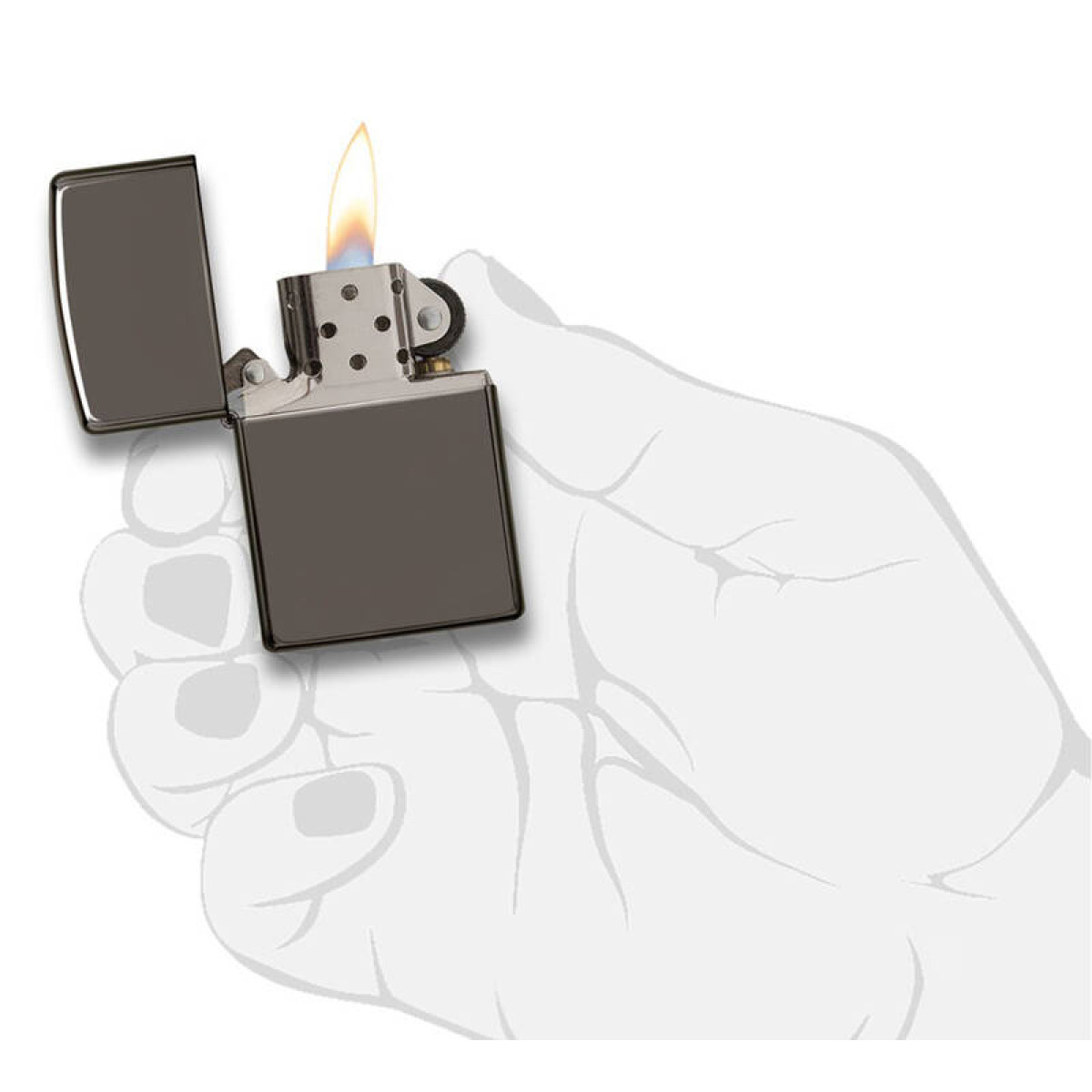 Набор из зажигалки ZIPPO Black Ice и вставного блока 29789 2