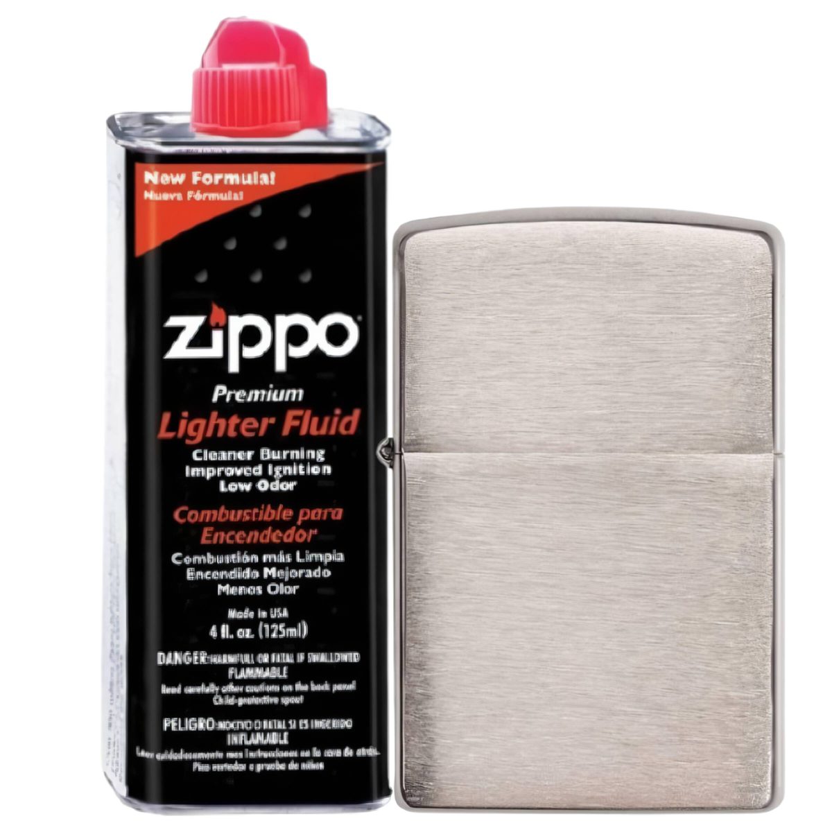 Набор из зажигалки Zippo c топливом 125 мл и кремнями 162-1-n 8