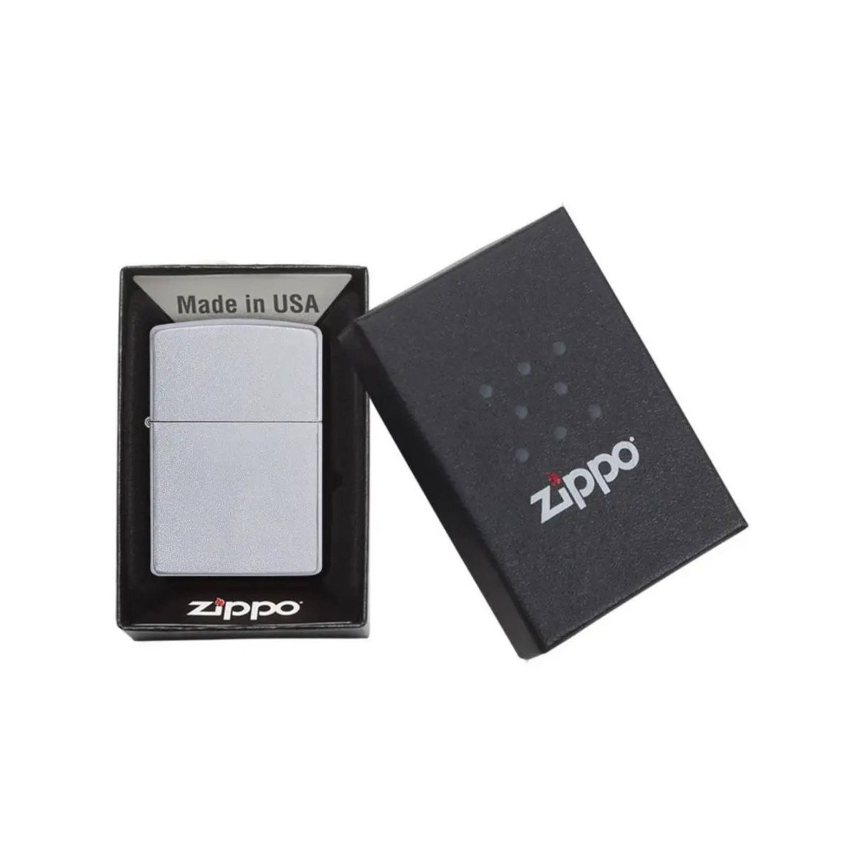 Набор из зажигалки ZIPPO Classic Satin Chrome 205 и мультитул Ganzo G104-S 11 функций 5