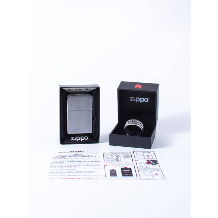 Набор кольцо и зажигалка 200-2006566 ZIPPO