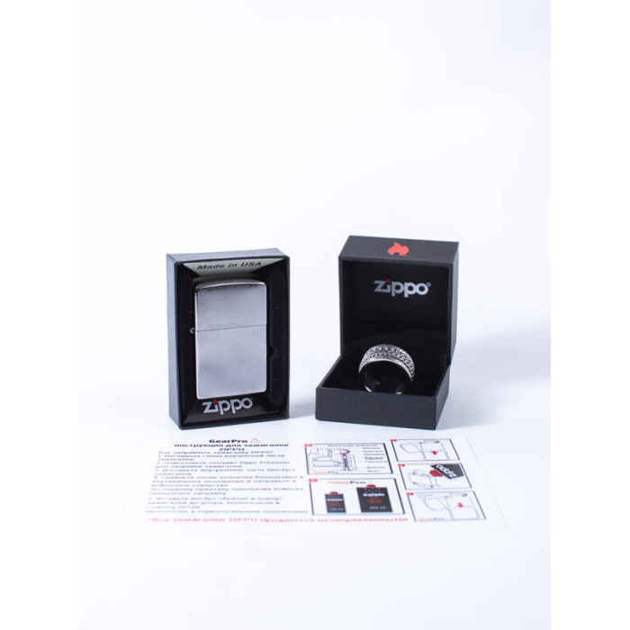 Набор кольцо и зажигалка 207-2006568 ZIPPO