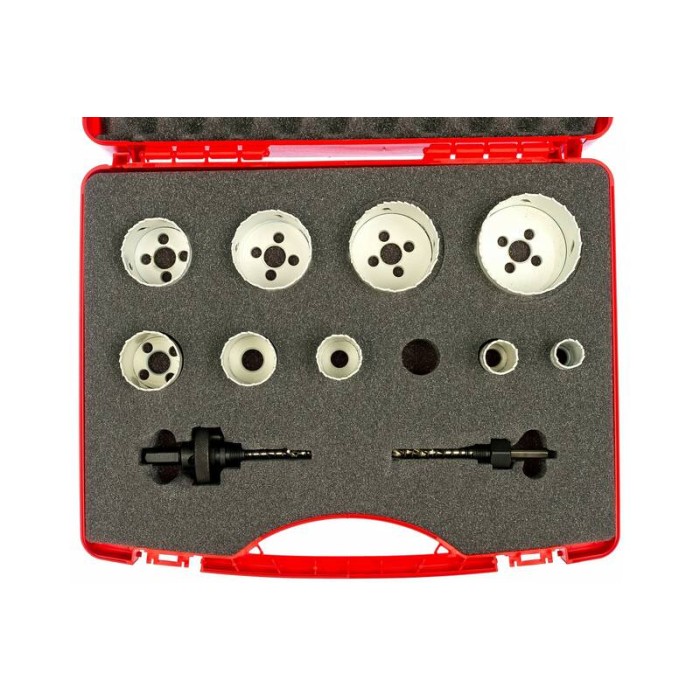 Набор коронок RUKO Bi-Metall HSSE-Co8 9 шт 19-64 мм 126306