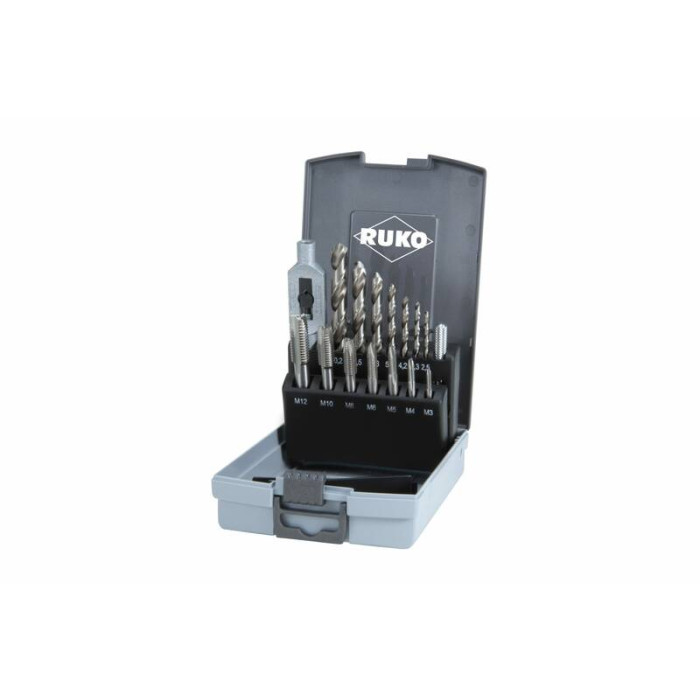 Набор метчиков Ruko M3-M12 мм 15пр 245004RO