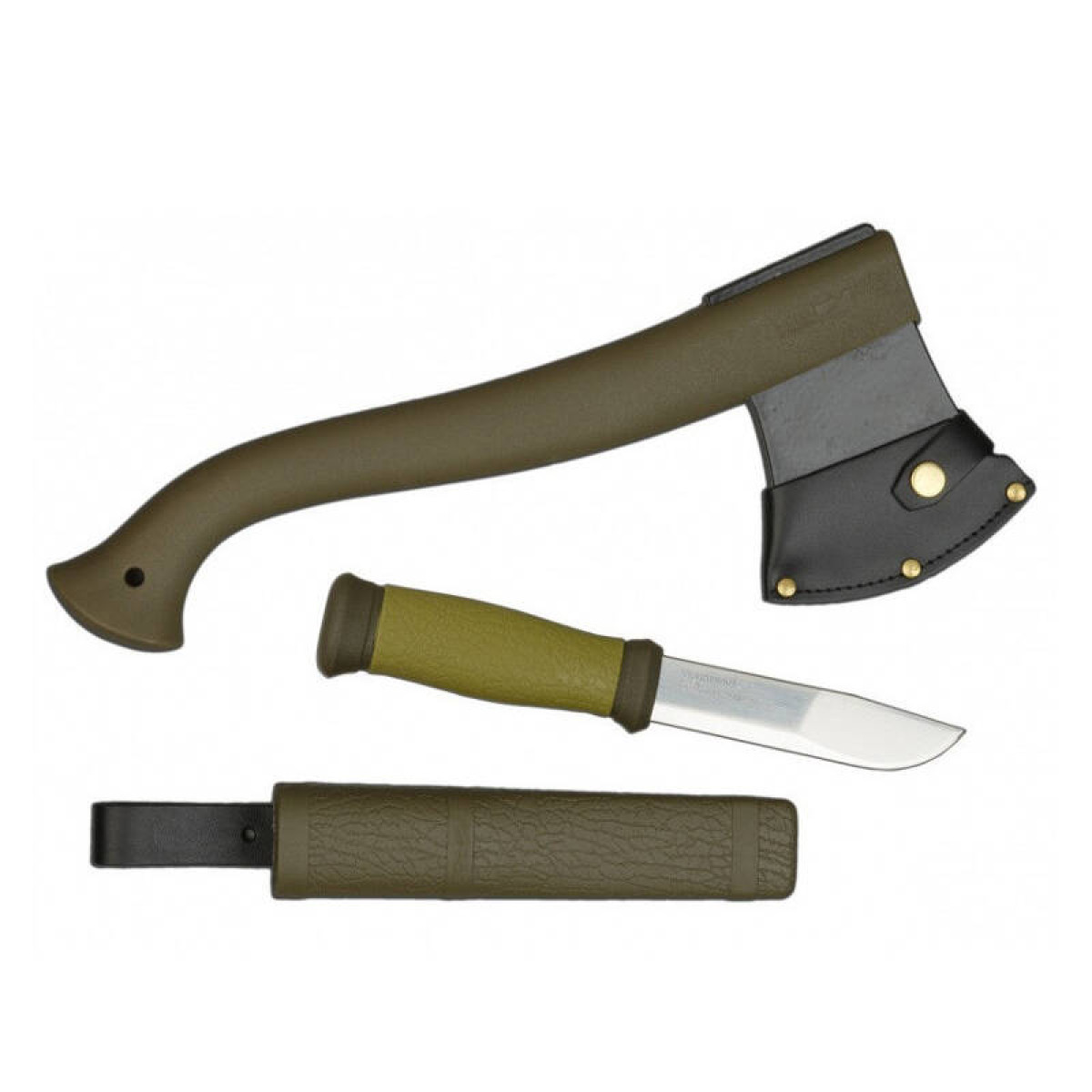 Набор Morakniv Outdoor Kit MG нож Mora 2000 и топор зеленый 1-2001 1