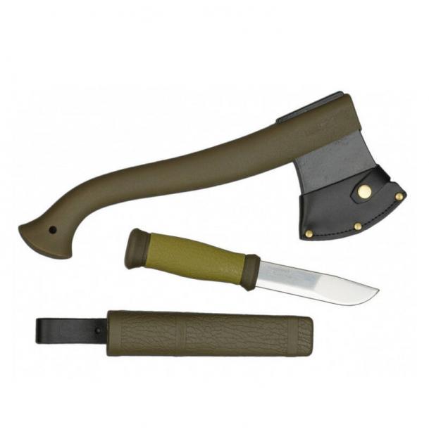 Набор Morakniv Outdoor Kit MG нож Mora 2000 и топор зеленый 1-2001