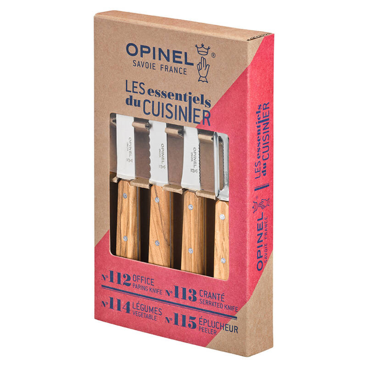 Набор ножей Set Les Essentiels Olive дер рукоять нерж сталь 002163 1