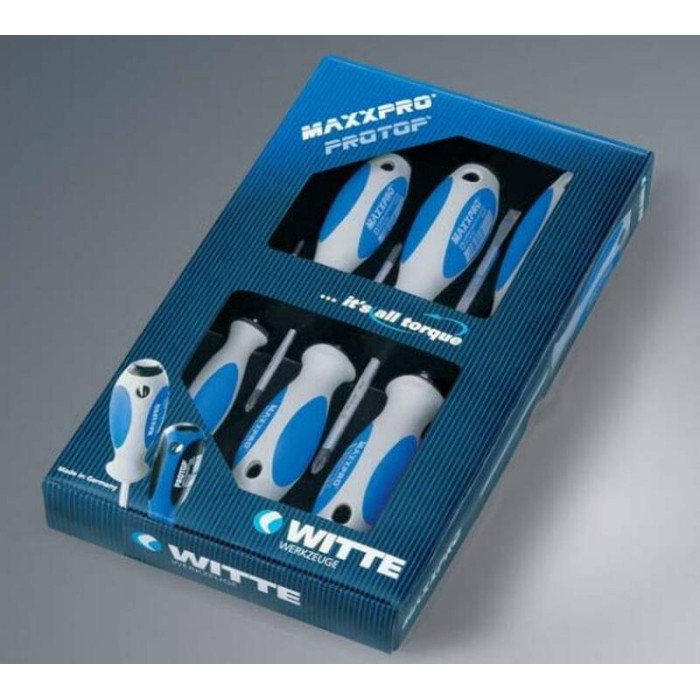 Набор отверток WITTE MAXXPRO 6шт 653833-dr