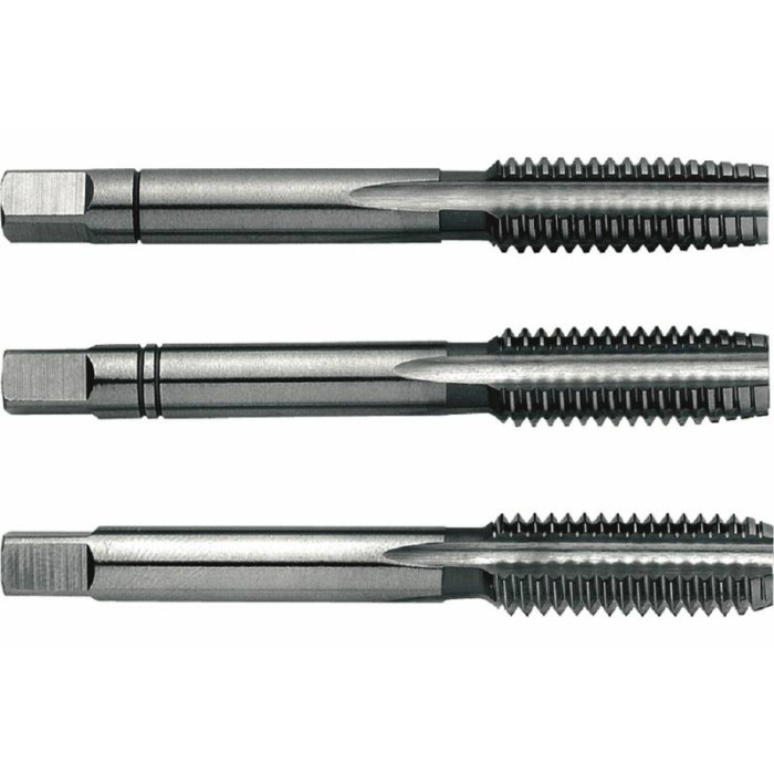 Набор ручных метчиков ZIRA No 1000 HSS DIN 352 3 пр. M 10 x 1.5 ZI-100092