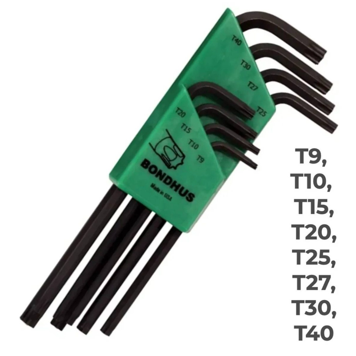 Набор штифтовых ключей TORX Bondhus 31834 8 предметов 2