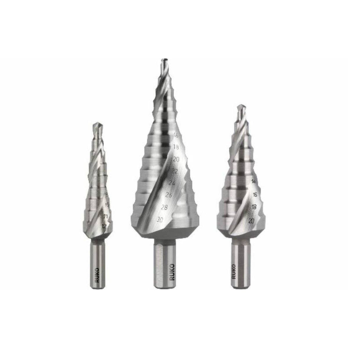 Набор ступенчатых сверл Ruko HSS-G 101026RO 8
