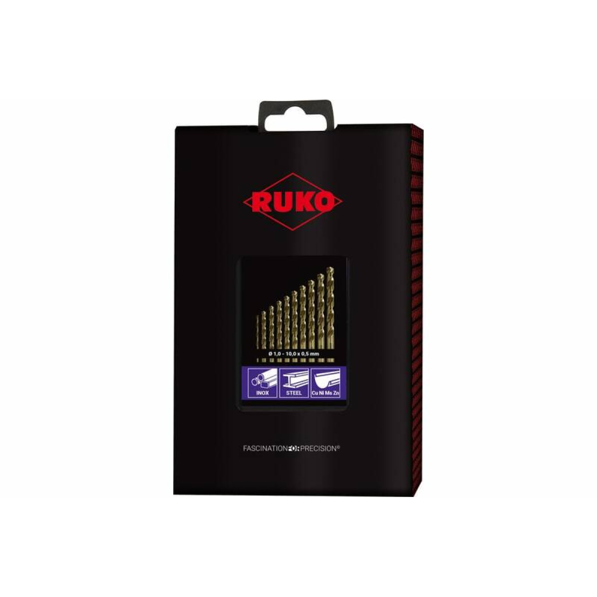 Набор сверл по металлу 19 шт Ruko 215214RO 3