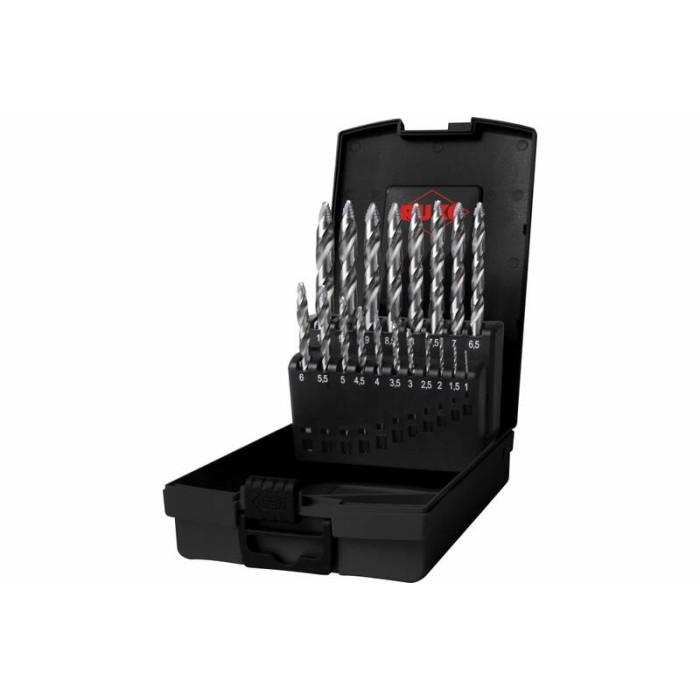 Набор сверл Ruko UC Flowstep 19 шт 1-10 мм 259214RO