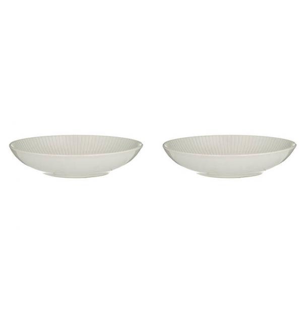 Набор тарелок для пасты Linear 23 см белая Mason Cash 2002.117-2