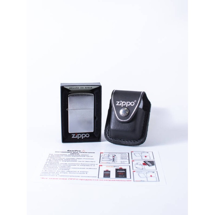 Набор зажигалка и чехол 207-LPLBK ZIPPO