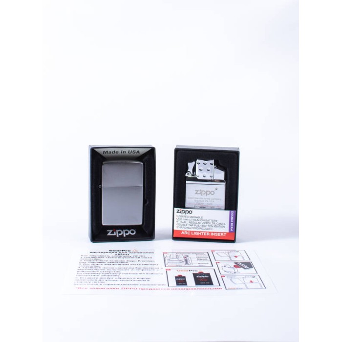 Электронная зажигалка ZIPPO 205 Alligator-65828, USB, электроимпульсная