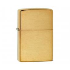 Набор зажигалка ZIPPO Brushed Brass 204B + фляга S.Quire 0,24 л