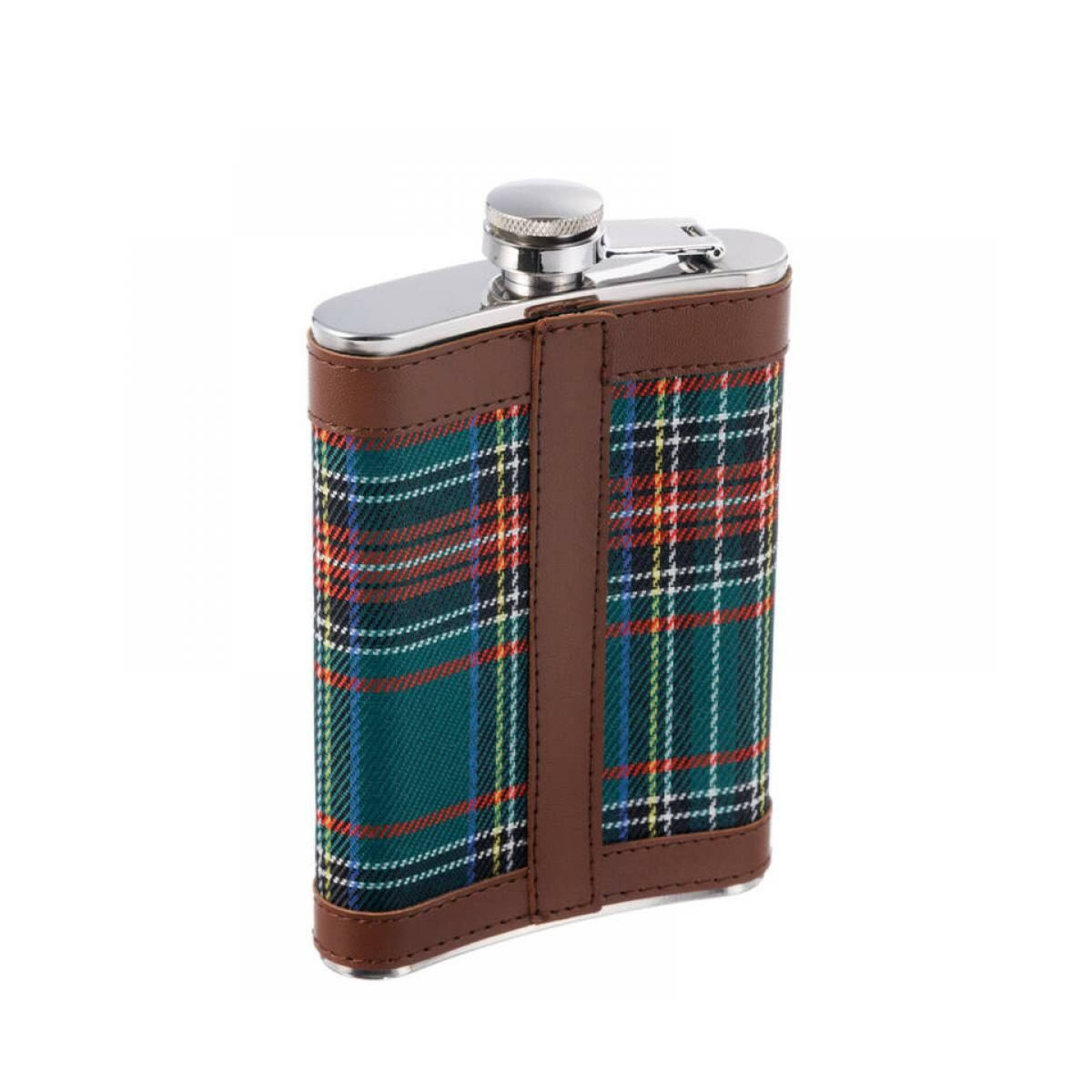 Набор зажигалка ZIPPO Classic Satin Chrome 205 + фляга S.Quire 0,24 л 3
