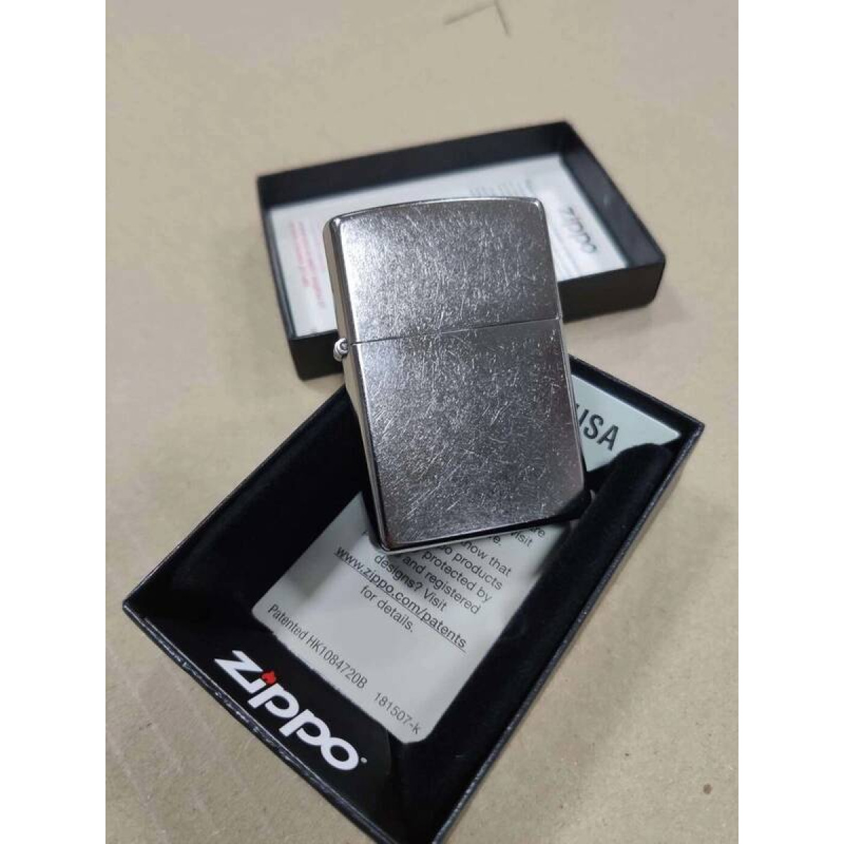 Набор Зажигалка ZIPPO Classic Street Chrome и Топливо 125 мл 4