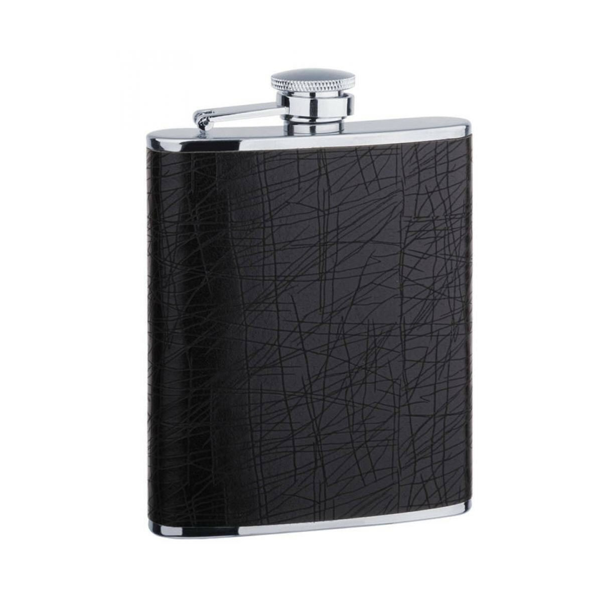 Набор зажигалка ZIPPO Рыбак Brushed Chrome 200FISHERMAN + фляга S.Quire 0,27л 2