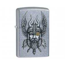 Набор зажигалка ZIPPO Viking Warrior Street Chrome 29871 + фляга S.Quire 0,24л