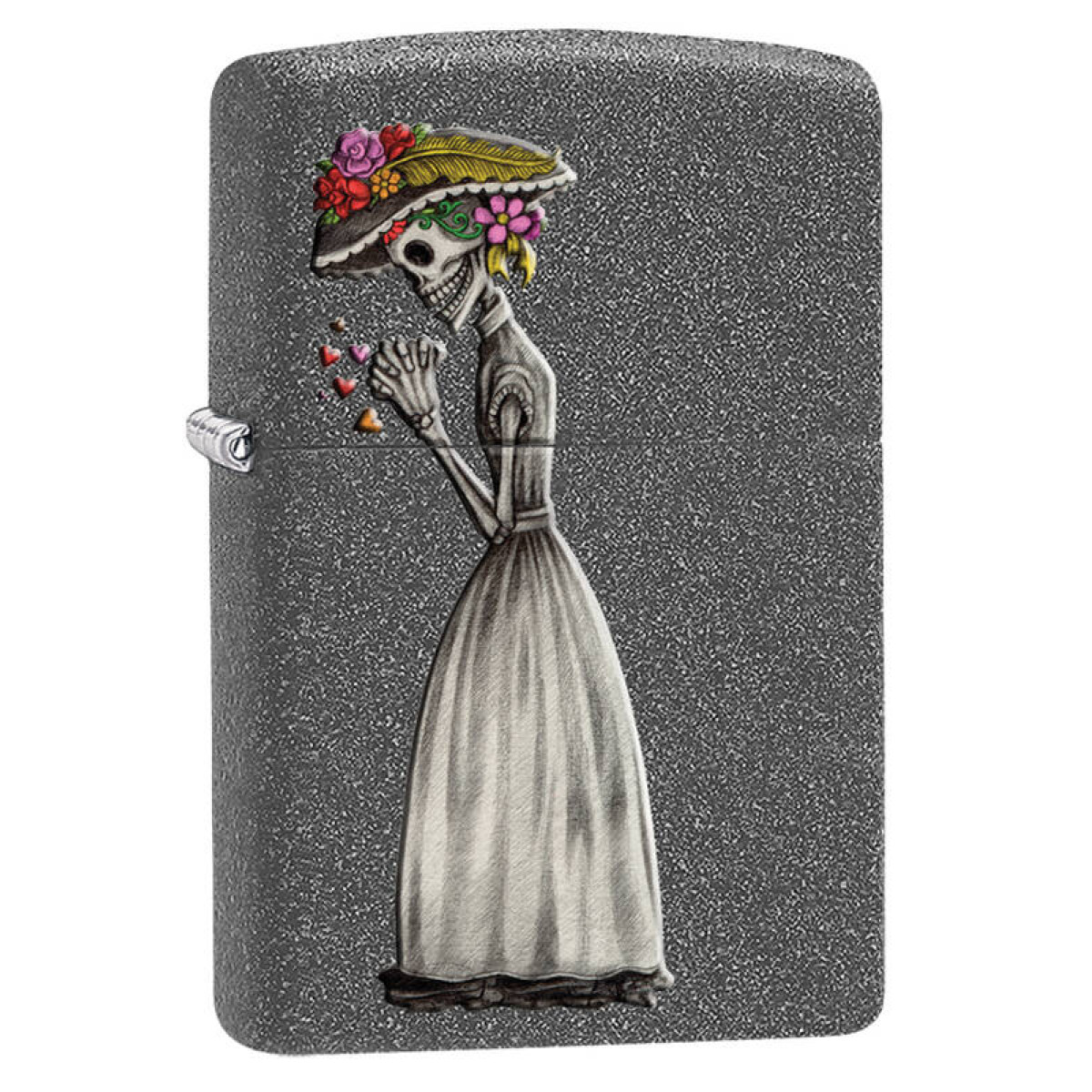 Набор ZIPPO Влюбленные зомби из двух зажигалок Iron Stone 2