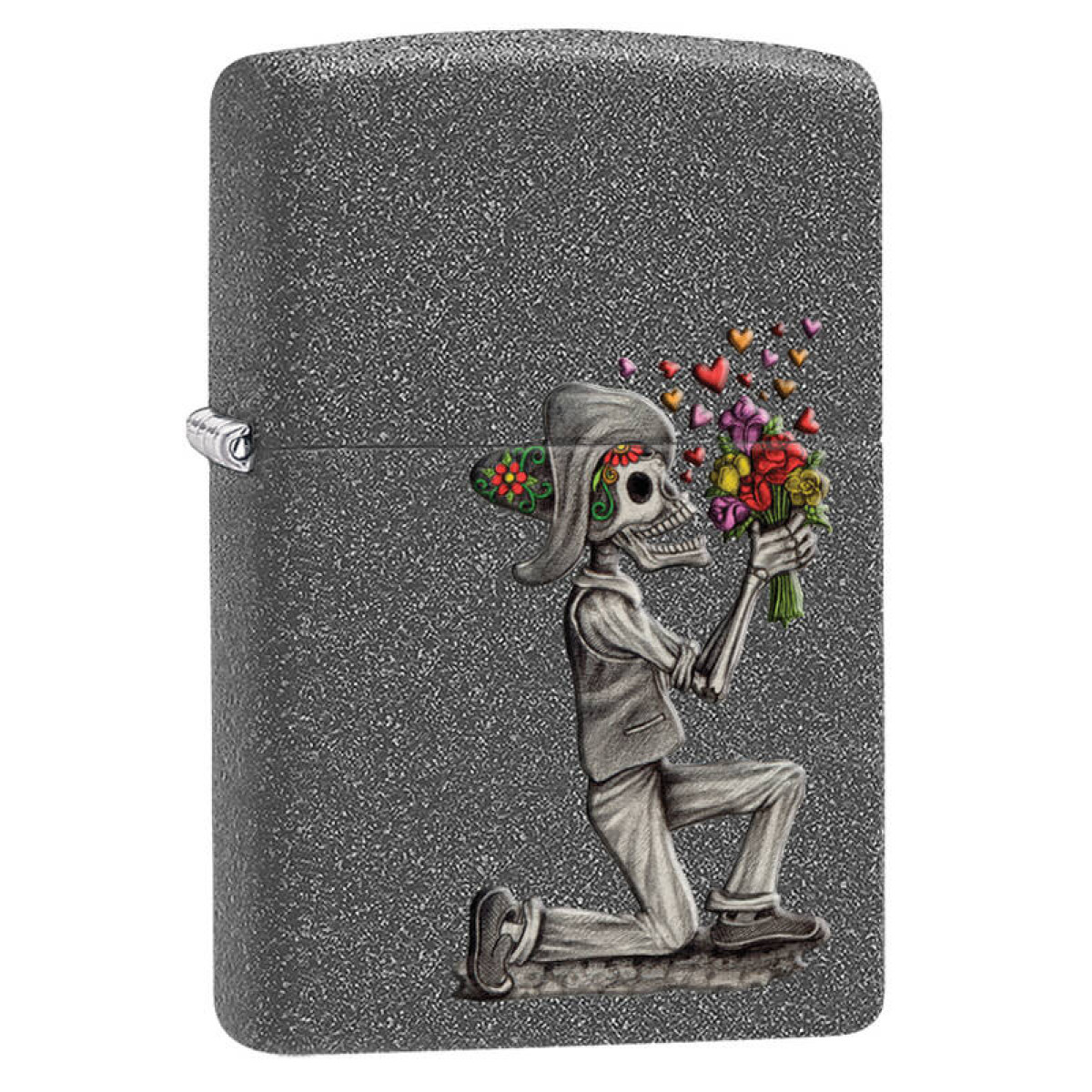 Набор ZIPPO Влюбленные зомби из двух зажигалок Iron Stone 3